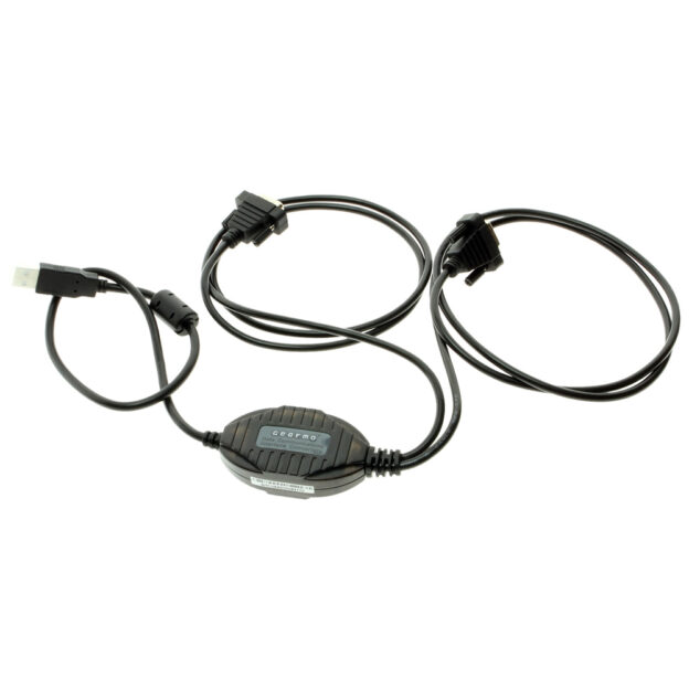 Flexible RS232 cable with USB connection