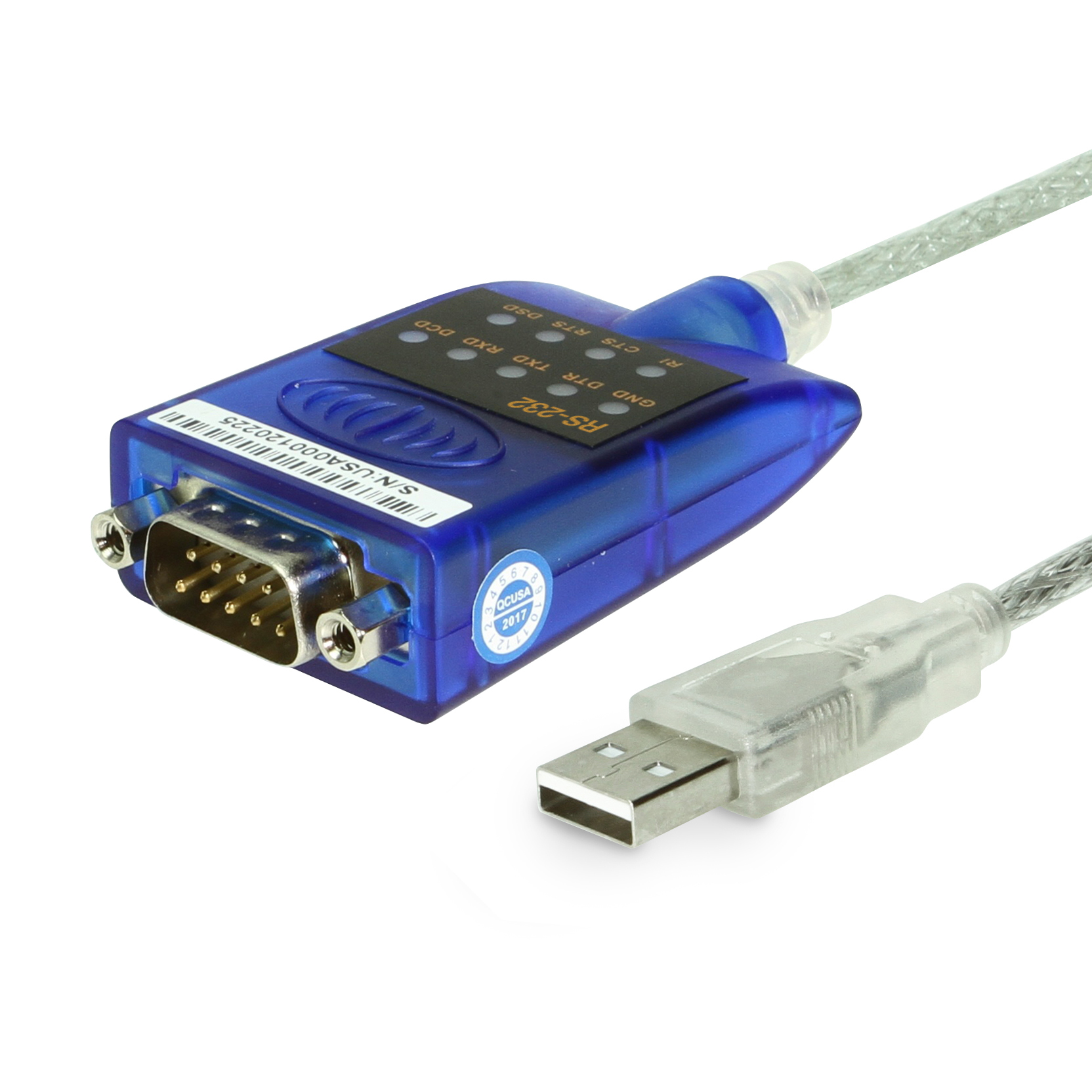 microfoon Somatische cel Zichzelf USB 2.0 RS-232 Serial Adapter with LED Indicators