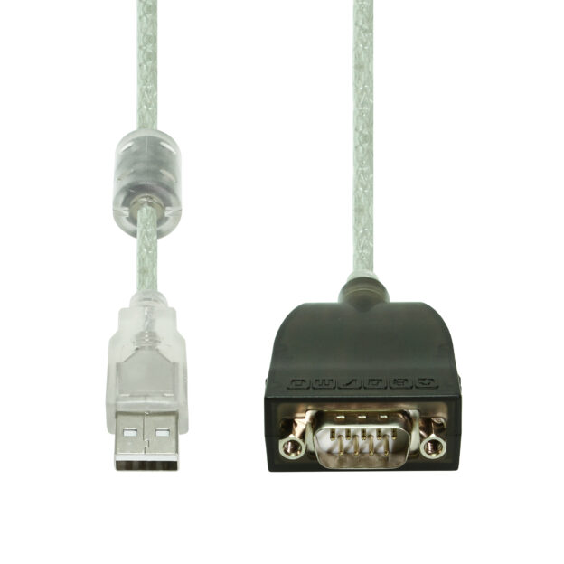 USB Serial RS232 Single Port PRO Adapter with Activity LED 3ft - Image 2