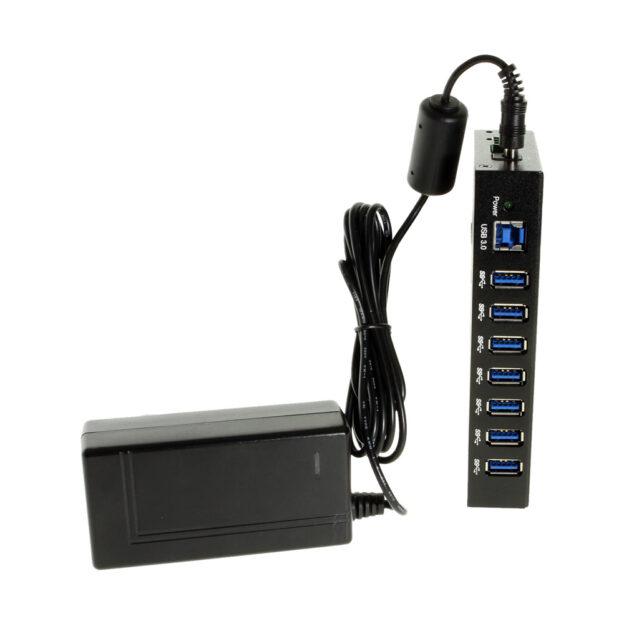 GearMo USB 3.0 7 Port Hub with Power Adapter