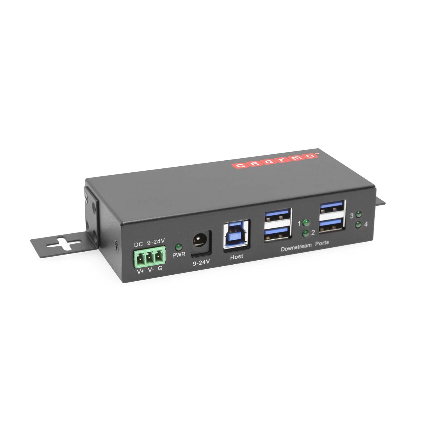 IOGEAR - GUH304P - met(AL) P4P Hub, 4-Port USB 3.0 Powered Hub