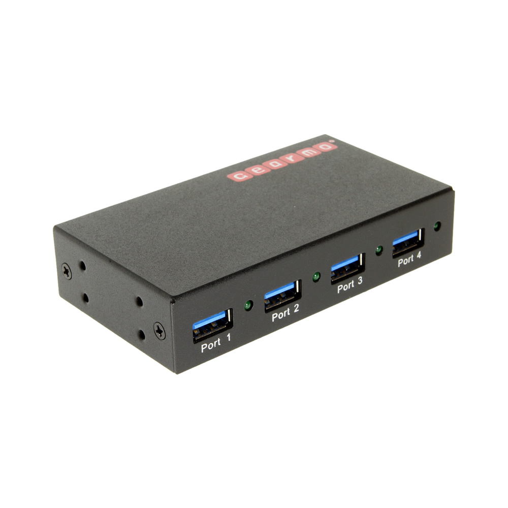 Mountable 4 Port Rugged USB 3.0 Hub - Industrial USB Hubs, USB Hubs