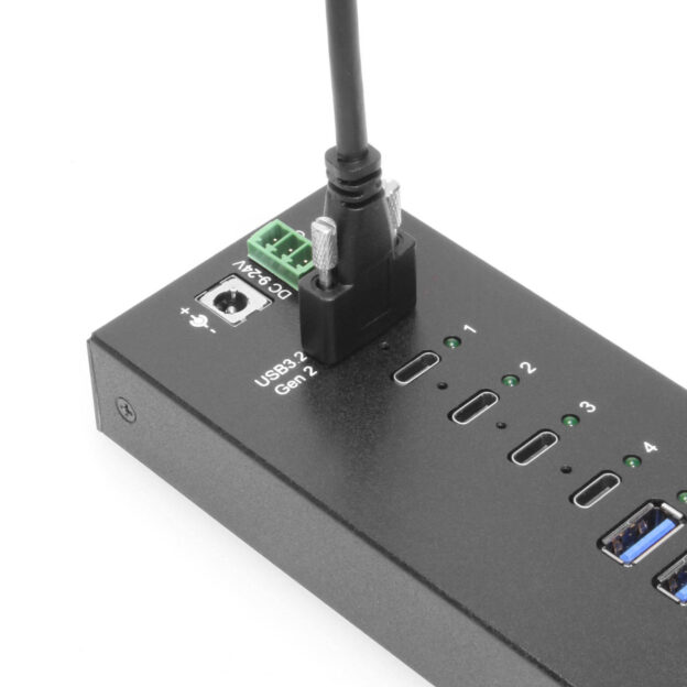 10-Port USB 3.2 Gen 2 Hub - 6 Type-A Ports 4 Type-C Ports w/ Power Supply & ESD Protection - Image 4